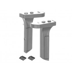 312568 - Paire de supports Patio 6080 argent