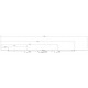 773354 - Serrure H600 Fasteo 40/70/7 2 crochets + 2 galets