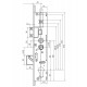 2003455 - Serrure H650 Powerlock 25/92/8 4 galets