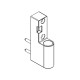 601426 - Partie dormant blanche pour paumelle PS 27
