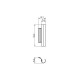 857799 - Cache gris anthracite compas P