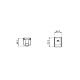 788420 - Cache court titane palier d'angle P