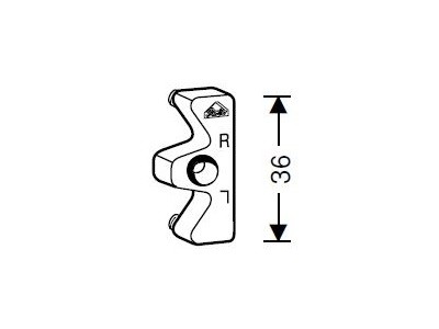 Butée AFM pour crémone de semi-fixe