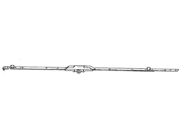 Crémone-verrou F7,5 L1000