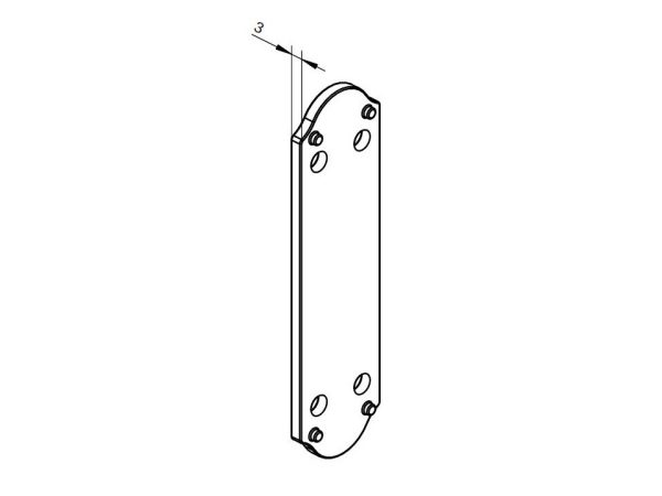 Cale pour platine Gr.90 blanche