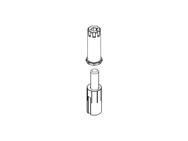 Module blanc pour paumelle PS 27