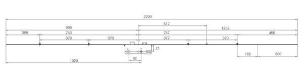 Serrure C600 25/92/8 4V