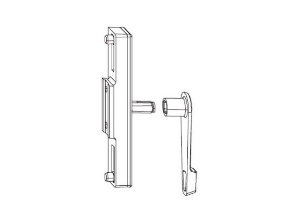 Crémone de semi-fixe interne