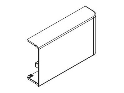 Cache blanc pour paumelle 150 P