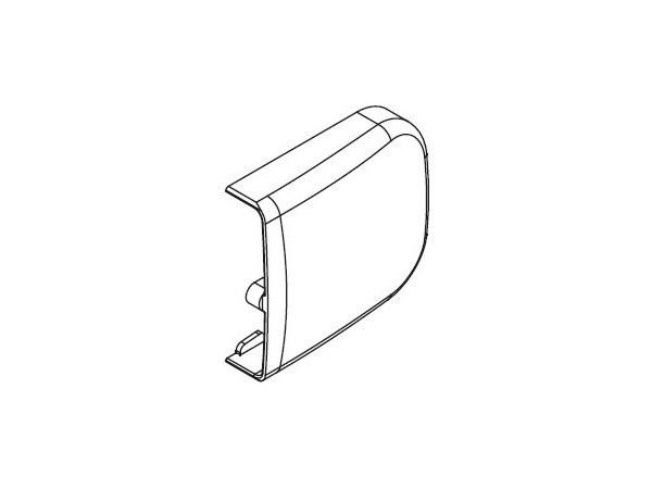 Cache blanc pour paumelle 89 NN