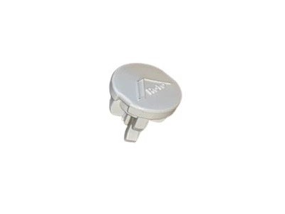 Cache rond blanc
